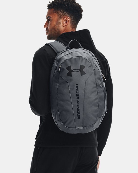 UA Hustle Lite Backpack, Gray, pdpMainDesktop image number 4